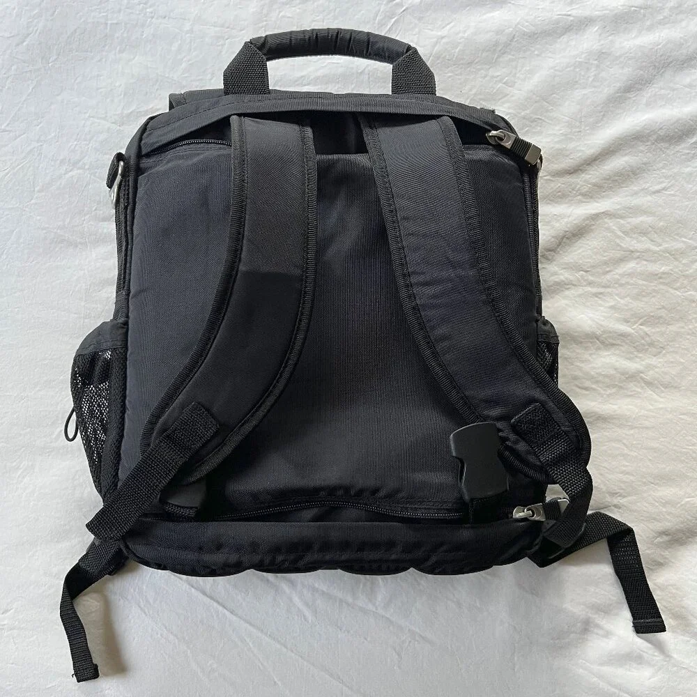 Heritage Laptop Backpack in Black